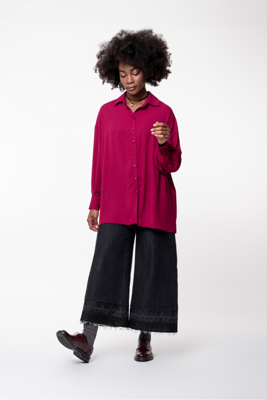 ΠΟΥΚΑΜΙΣΟ OVERSIZED ΜΕ ΔΙΑΦΑΝΕΙΑ