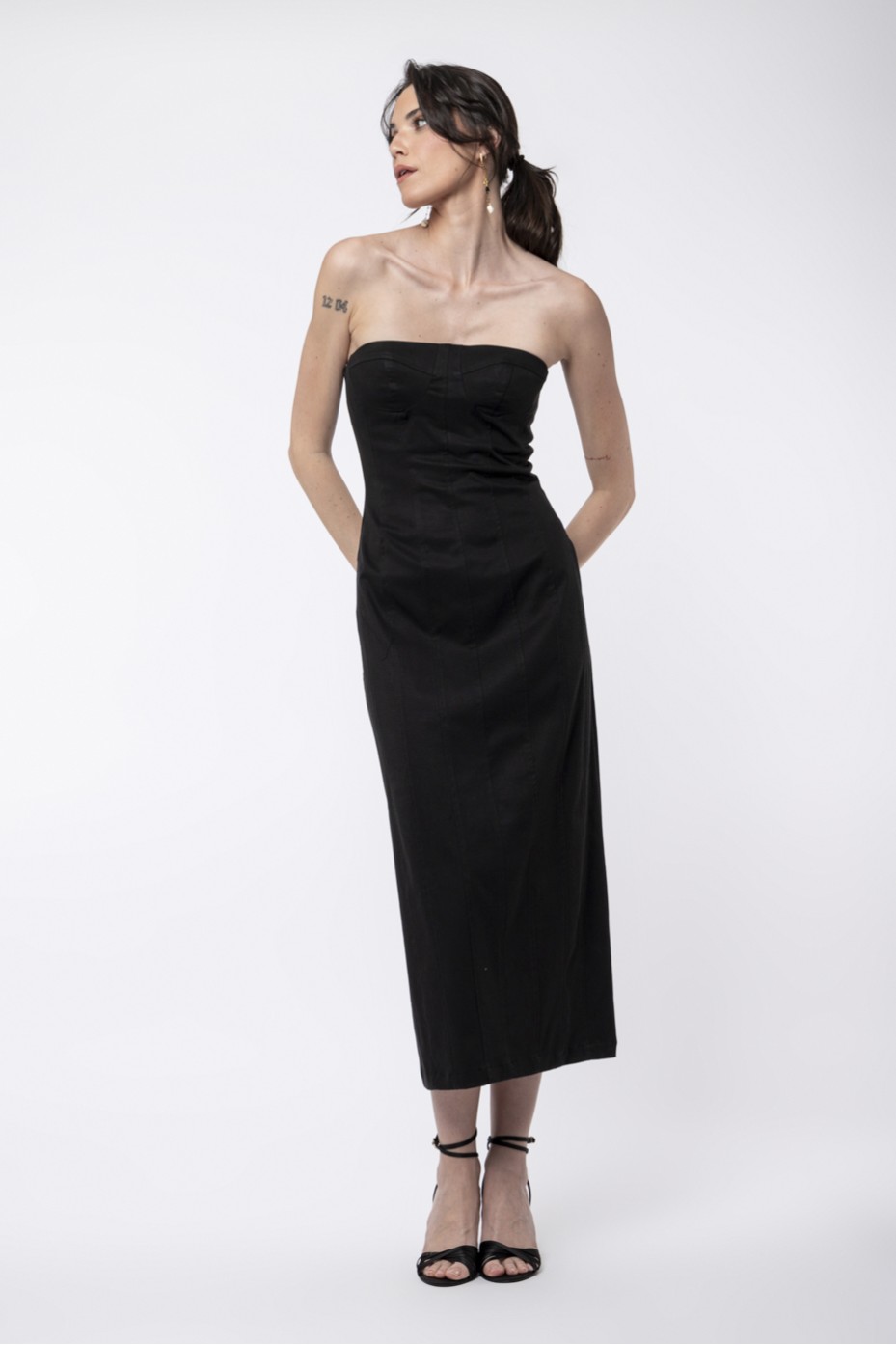 ΦΟΡΕΜΑ STRAPLESS ZOE BLACK