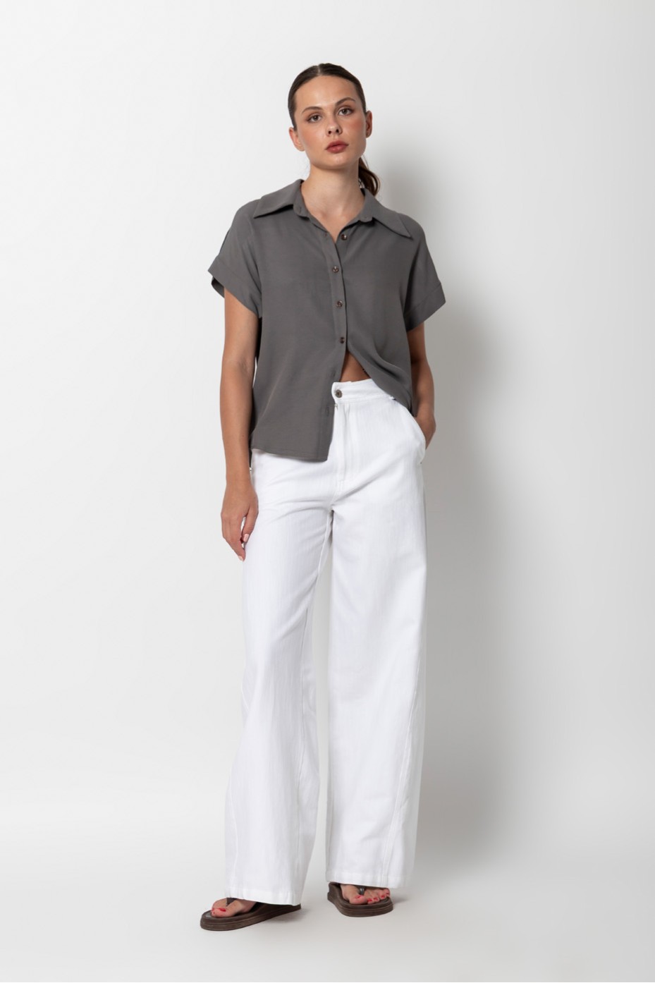 ΠΑΝΤΕΛΟΝΑ WIDE LEG ZOE BLACK